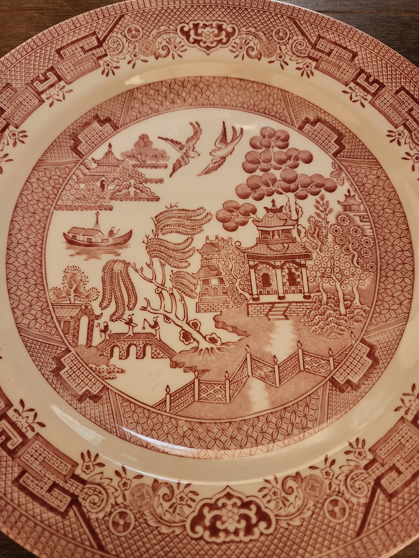 Willow Rosa Pink Dinner Plate by Churchill