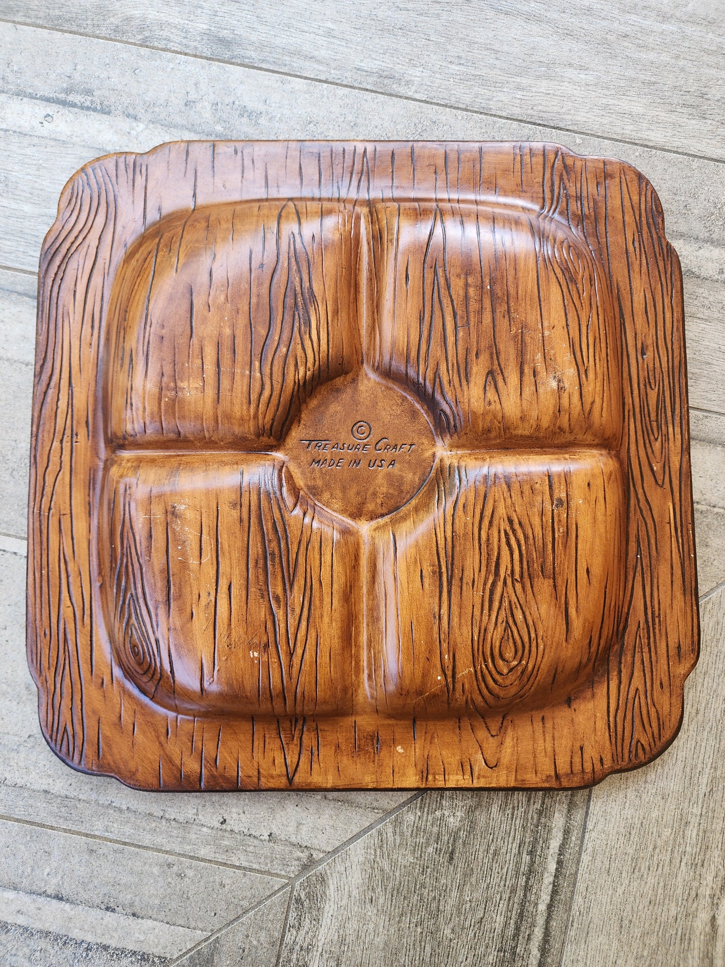 Treasure Craft divided serving platter