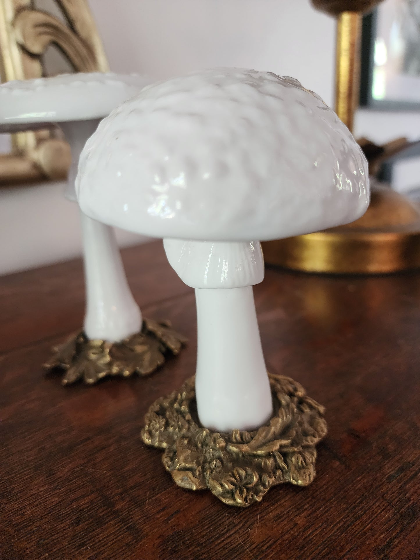 Dreamland Mushrooms on Bronze Set of 3