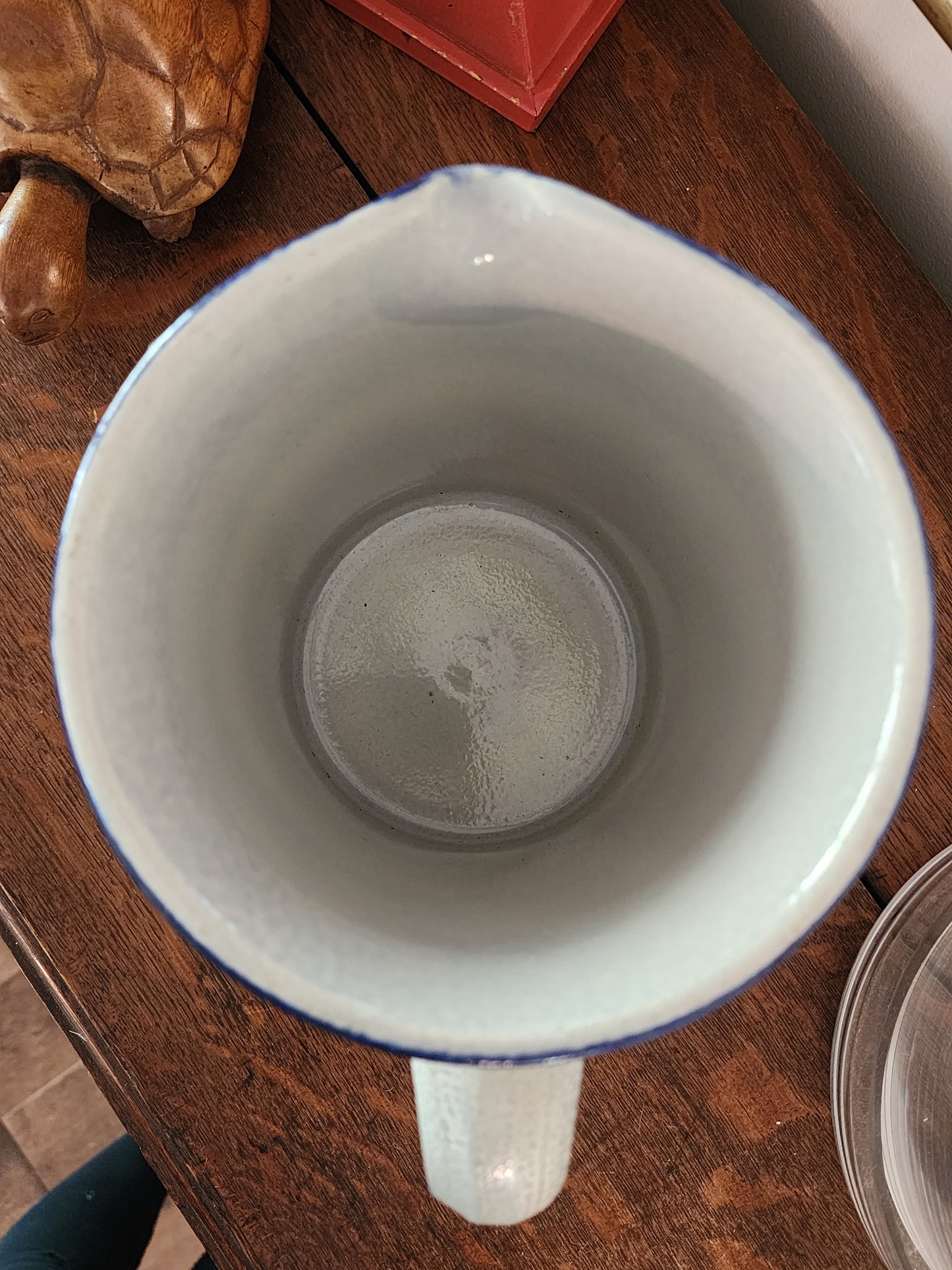 Vintage German Salt-glazed Stoneware Pitcher
