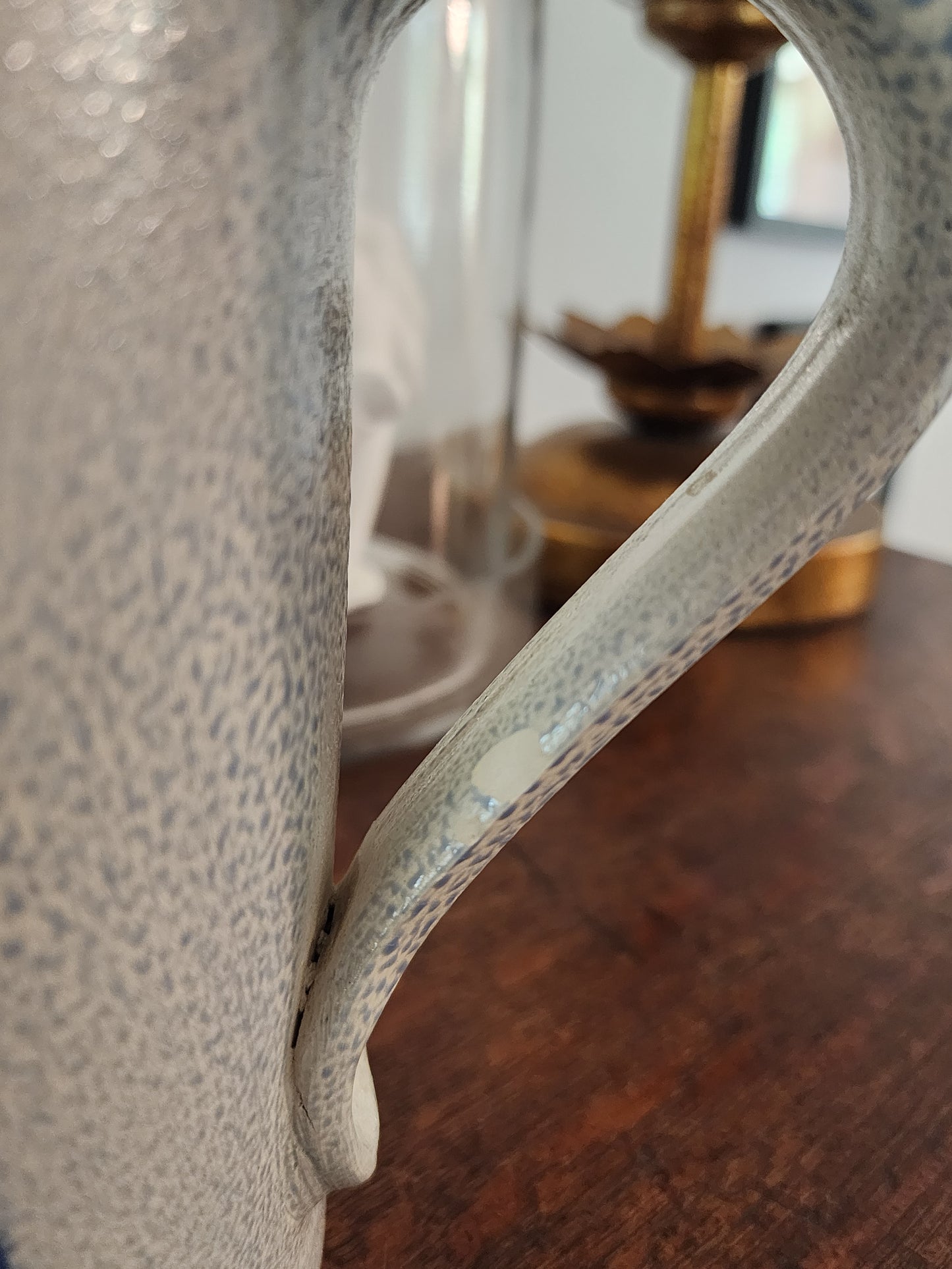 Vintage German Salt-glazed Stoneware Pitcher