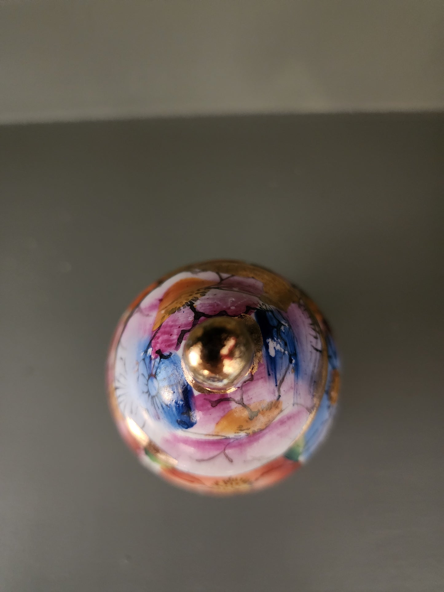 Vintage Chinese Miniature Porcelain Ginger Jar