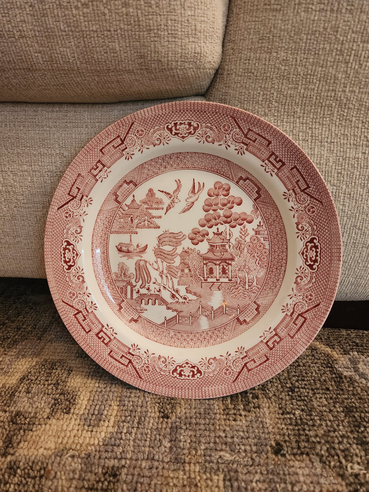 Willow Rosa Pink Dinner Plate by Churchill